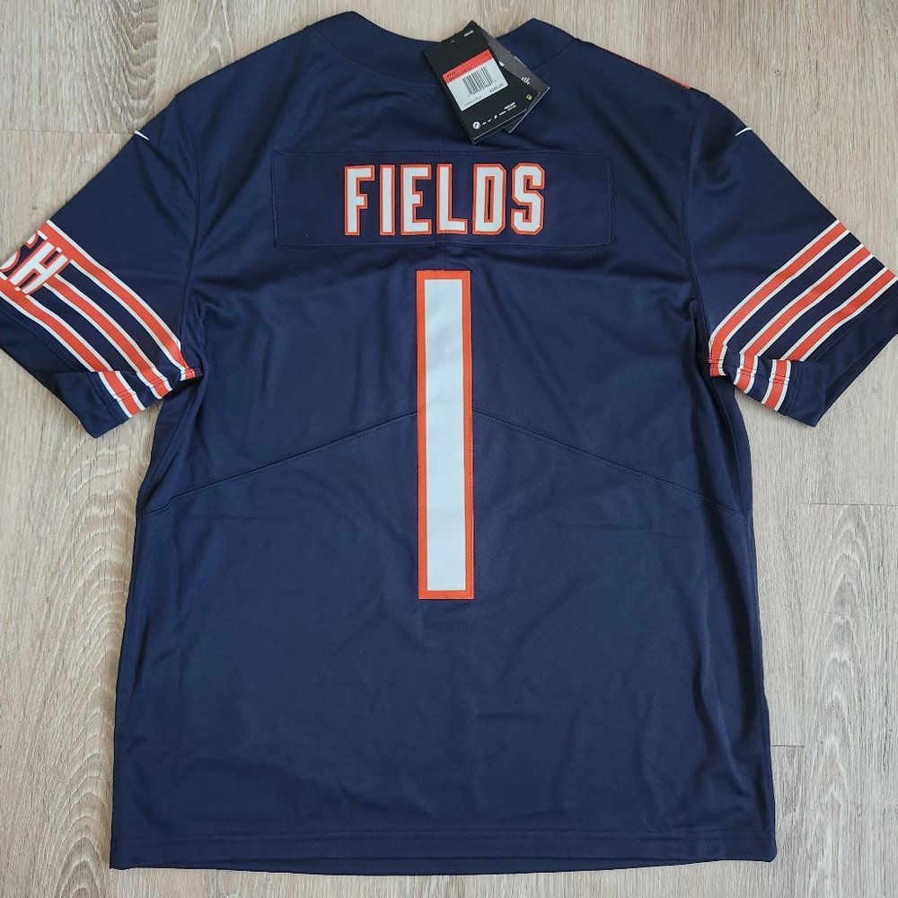 Chicago Bears Justin Fields Nike Vapor Limited Jersey Men's Size Large